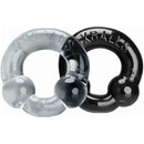 Cockring ultra-balles Oxballs – 2 Pack - Noir/Clear image 0