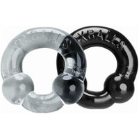 Oxballs Ultraballs Cockring – 2 Pack - Black/Clear