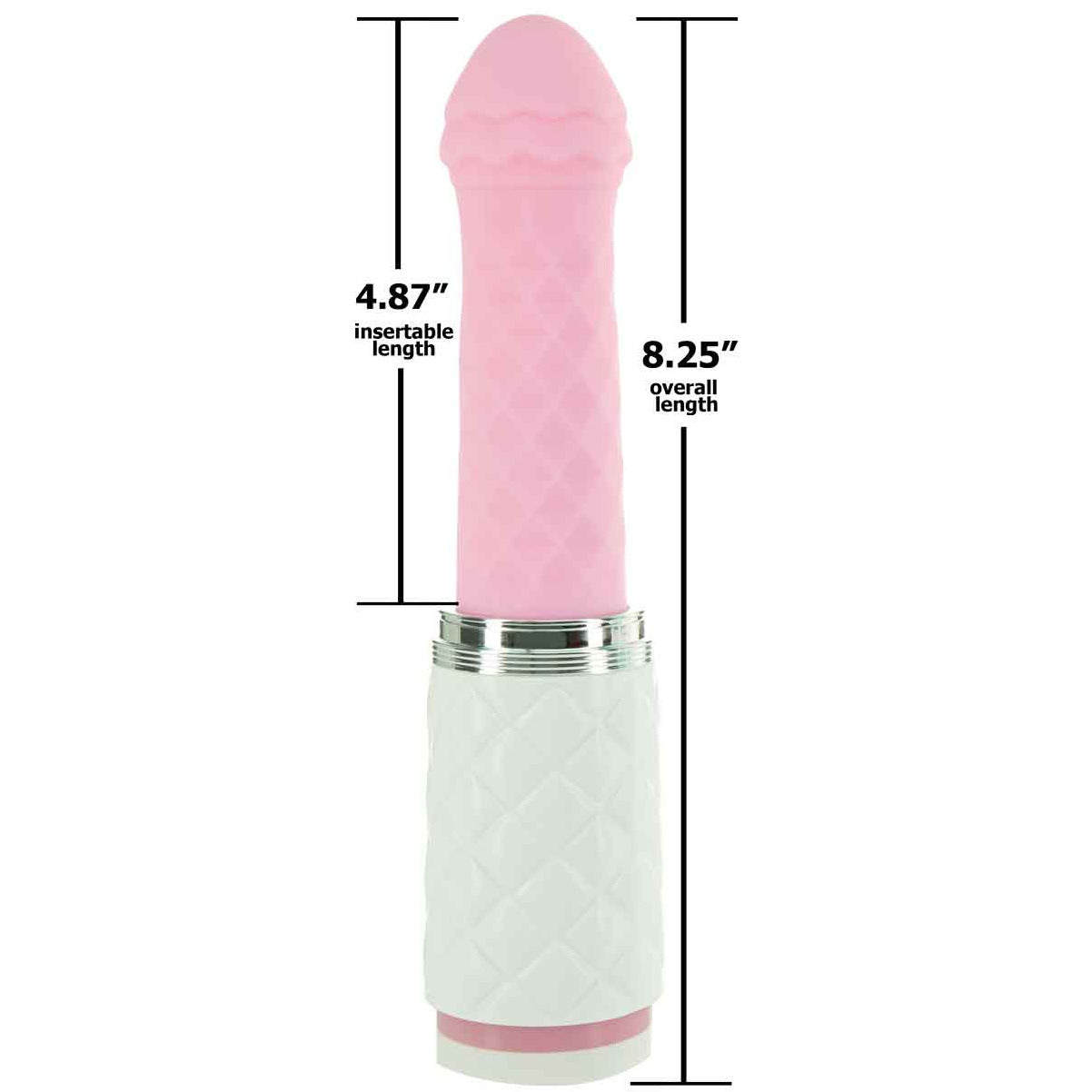 Pillow Talk Feisty - Vibrator Thrusting - Rose image 5