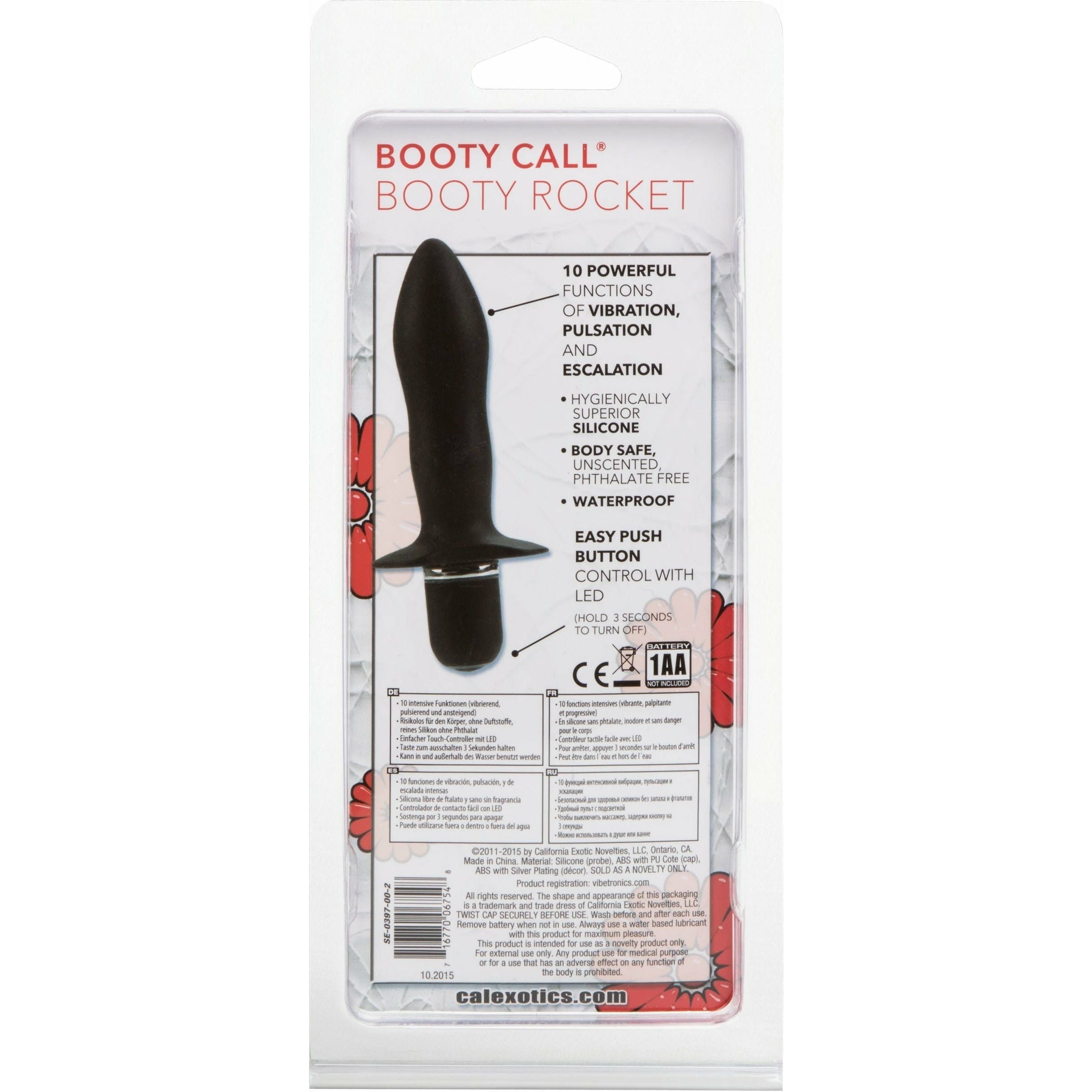 CalExotics® Booty Call - Rocket - Noir image 4