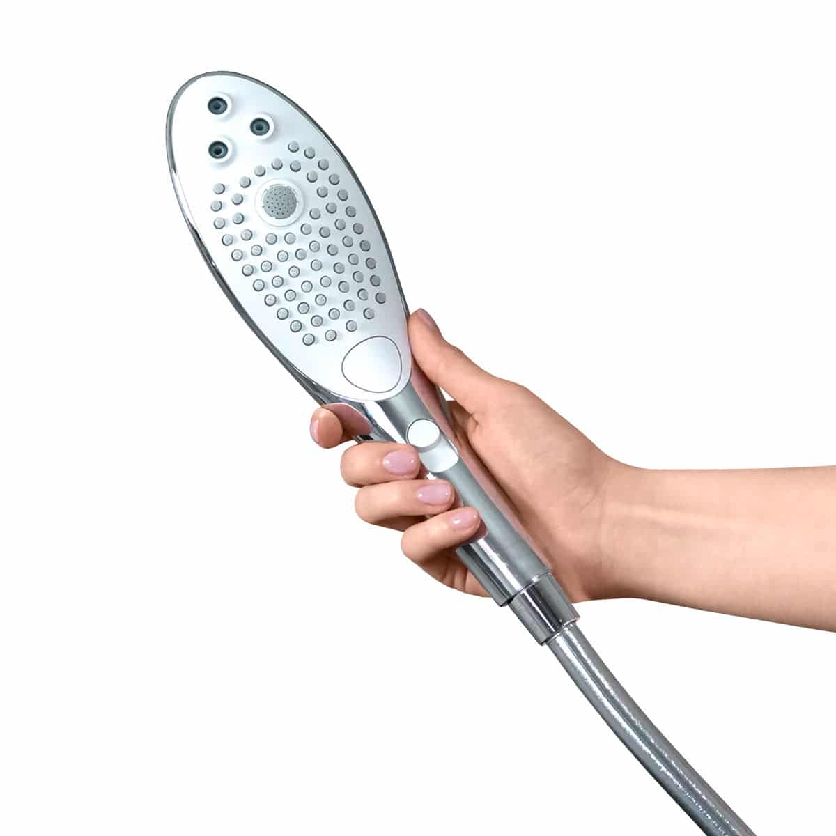 Womanizer® - Wave - Stimulateur clitoris combiné tête de douche et eau - Chrome image 5