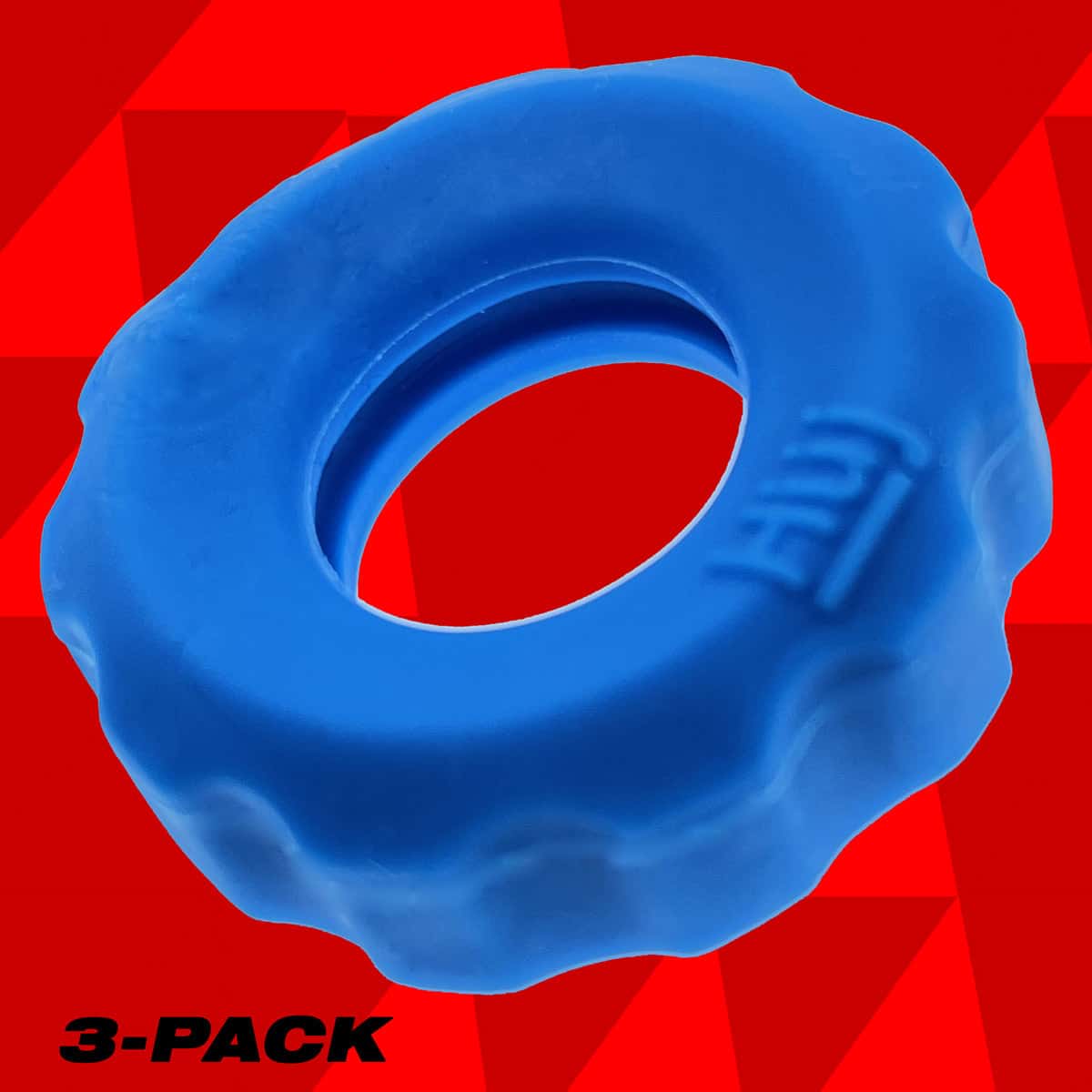 Balles à Ox - HünkyjunkTM - Super Huj No Roll C-Rings – 3 pk – Teal image 4