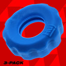 Balles à Ox - HünkyjunkTM - Super Huj No Roll C-Rings – 3 pk – Teal image 4