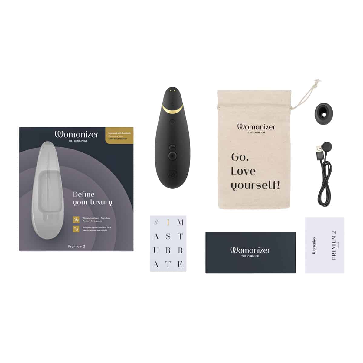 Womanizer Premium 2 – Stimulateur clitoridien - Noir image 5