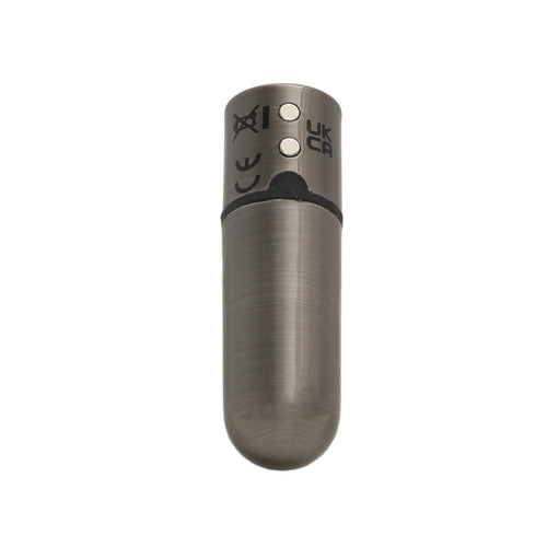 Bullet de première classe - Vibrateur de balle de 2,5" avec porte-clés - Gun Metal image 5