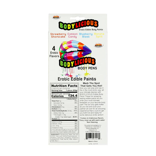 Hott Products - Bodylicious Erotic Body Pensons – 4 Pack image 0