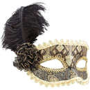 Masque de plume - Or image 0
