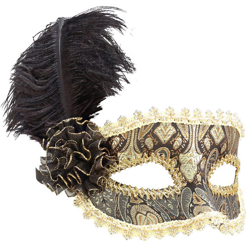 Masque de plume - Or image 0