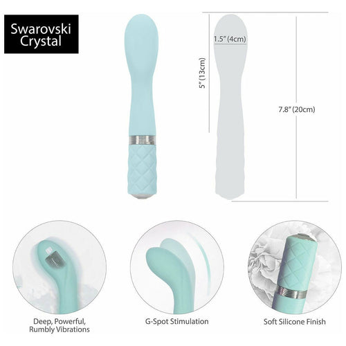 Oreiller Talk Sassy - masseur G-Spot - Teal image 2