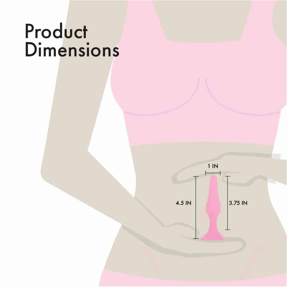 Pure Love® - Plug anal silicone - Rose image 2