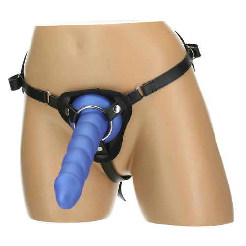 Pure Love® - 8" Dong torsadé - Grand - Bleu image 2