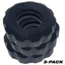 Oxballs - HünkyjunkTM - Super Huj No Roll C-Rings – 3 pk – Noir image 3