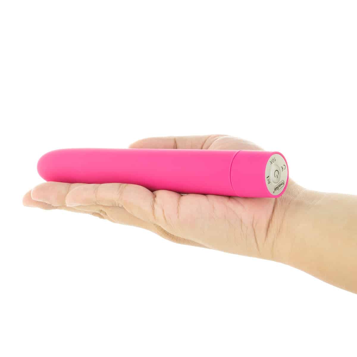 Pure Love® - 10 fonctions Classic 7 po. Vibrateur lisse – Rose image 1