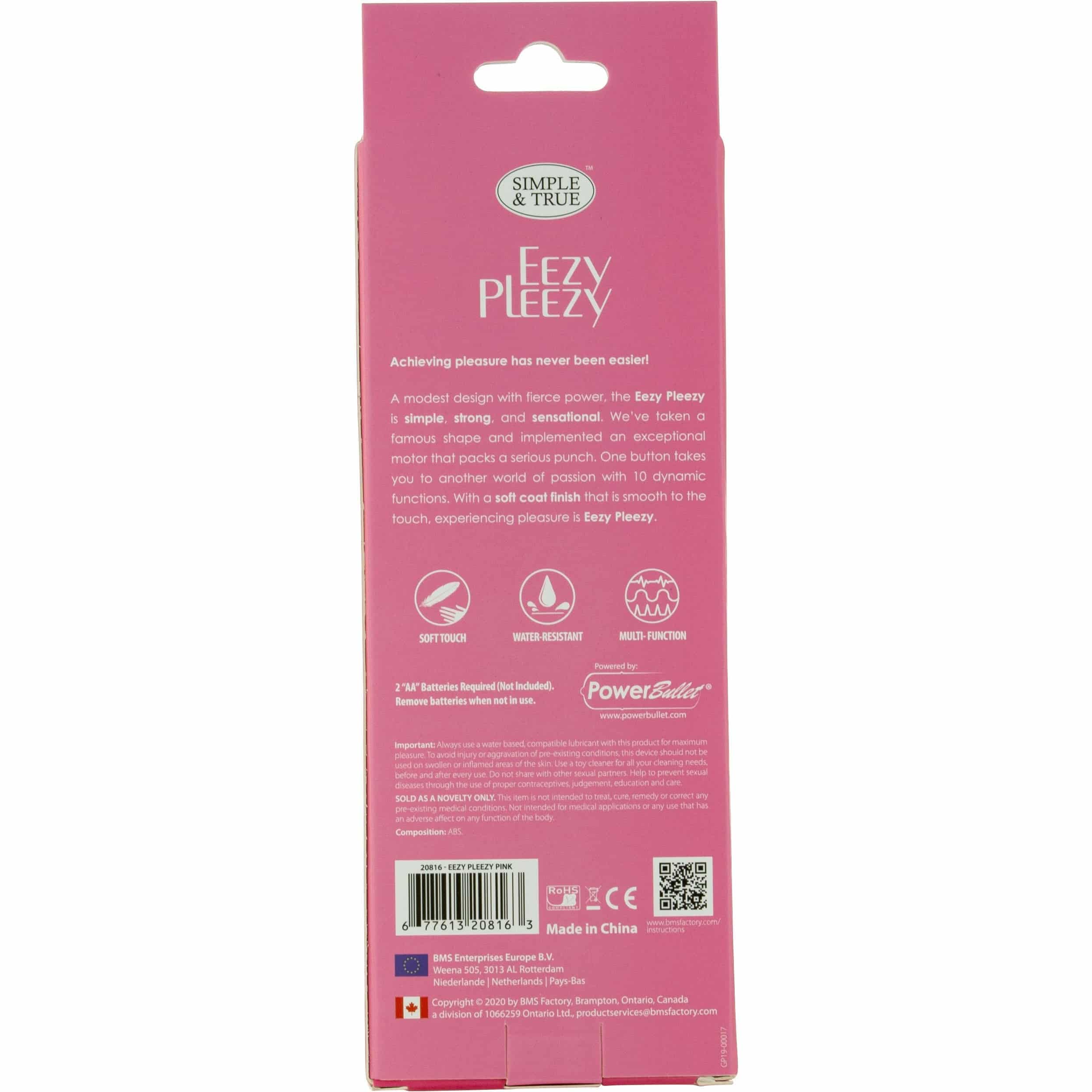 PowerBullet Eezy Pleezy - Vibrateur de 7" - Rose image 5