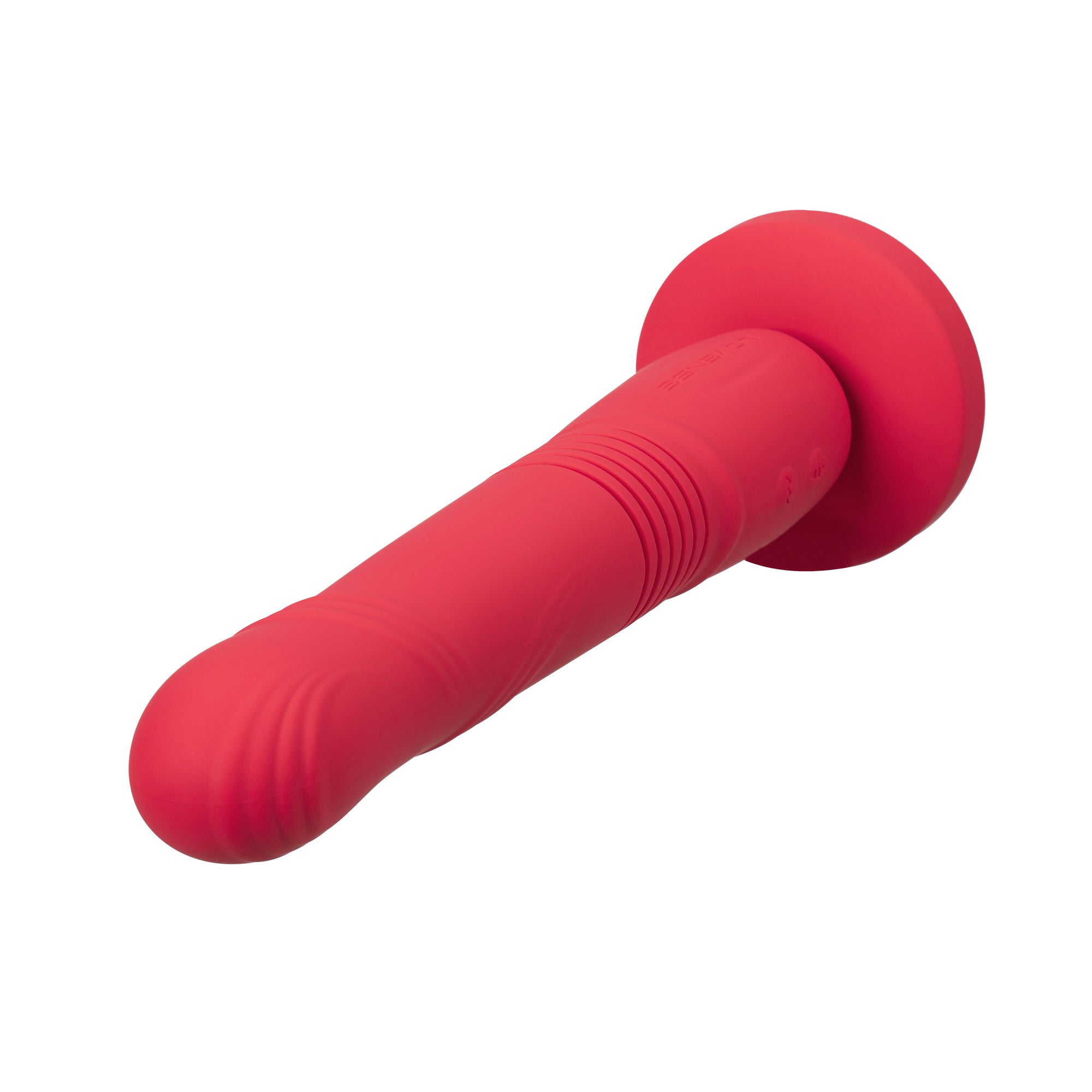 Lovense - Gravity - Bluetooth® Automatic Thrusting &amp; Vibrating Dildo – Rouge image 5
