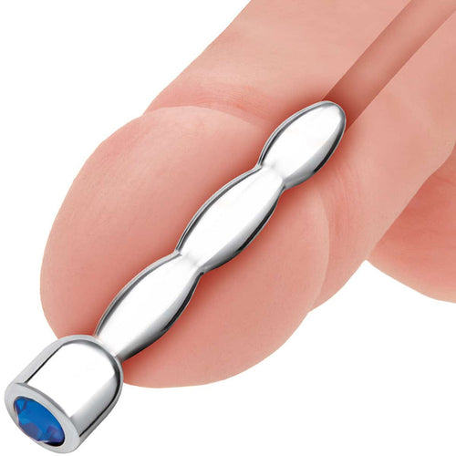 Ligne bleue Bling en acier inoxydable Bling Wivy Penis Plug image 1