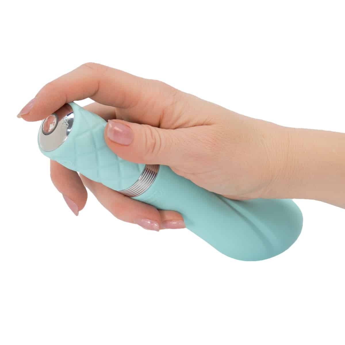 Vibrateur G-Spot avec cristal Swarovski® – Teal image 3