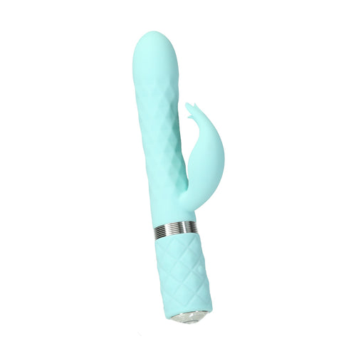 Oreiller parler vivant – Luxueux masseur double motor – Teal image 0