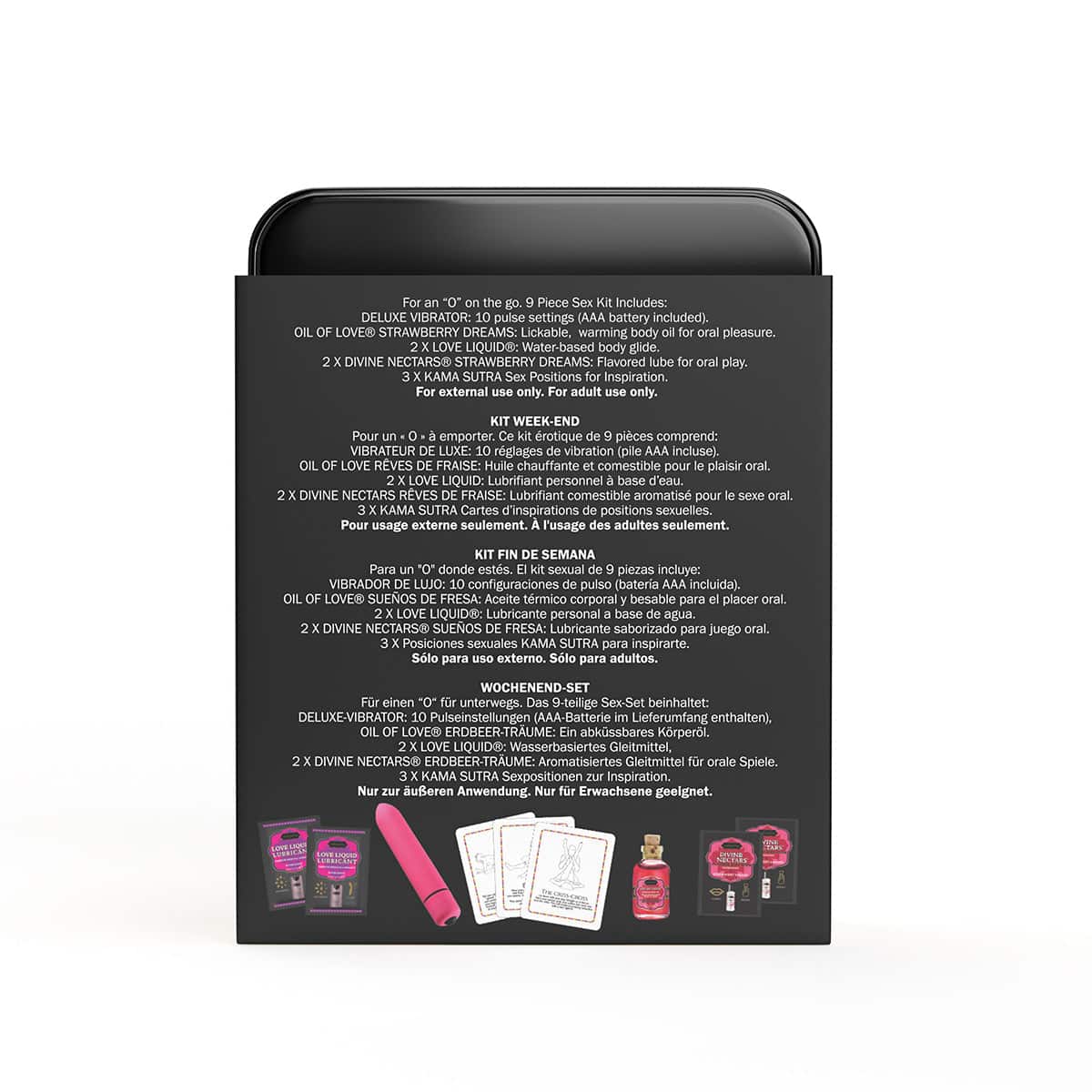 Weekender Kama Sutra Kit pour un oc sur la route – Rêves de fraises image 2