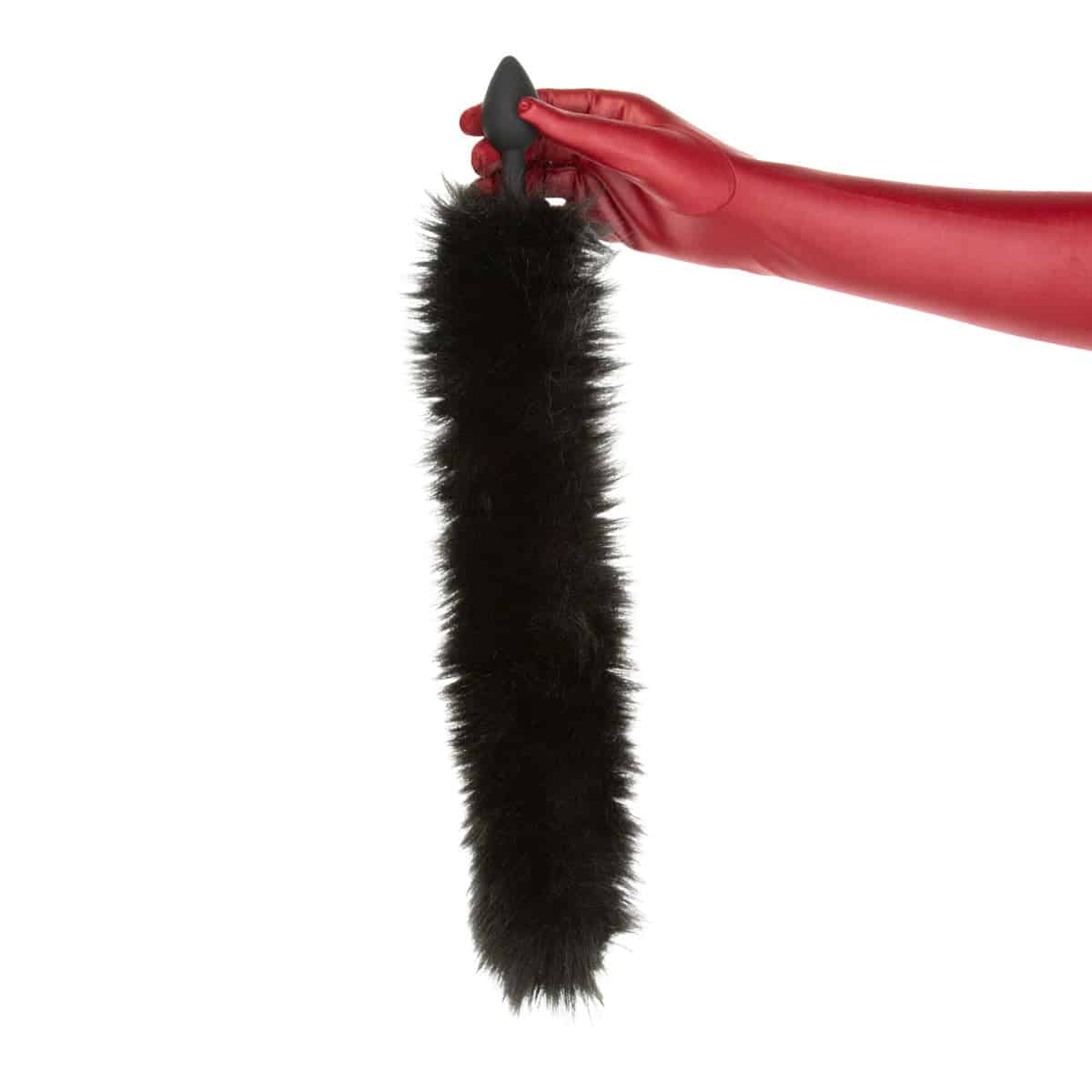 Pénalité - Fox Tail Silicone Anal Plug – Noir image 1