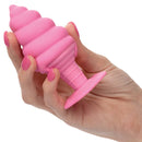 CalExotics® – Boutons coquins – Cône de crème glacée Yum Bum - Plug anal silicone - Rose image 3