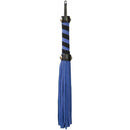 Petit fouet de punition - Bleu avec poignée bleue et noire image 0