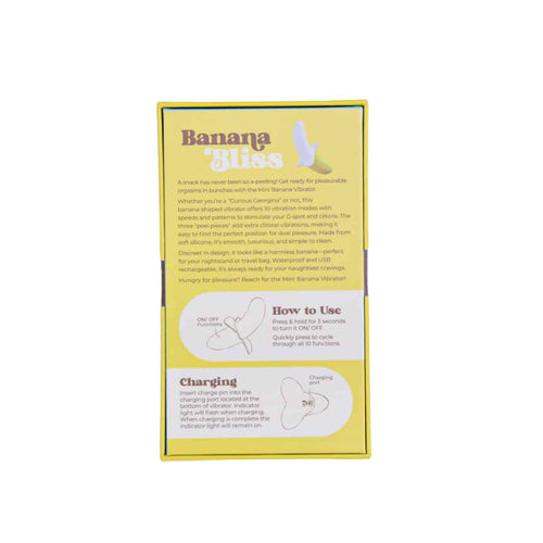 Banana Bliss Mini Silicone Vibrateur de bananes image 0