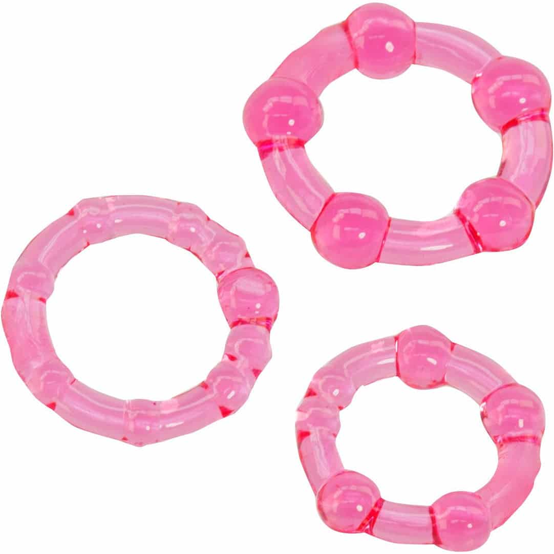 Anneaux CalExotics® Silicone Island - Rose image 0