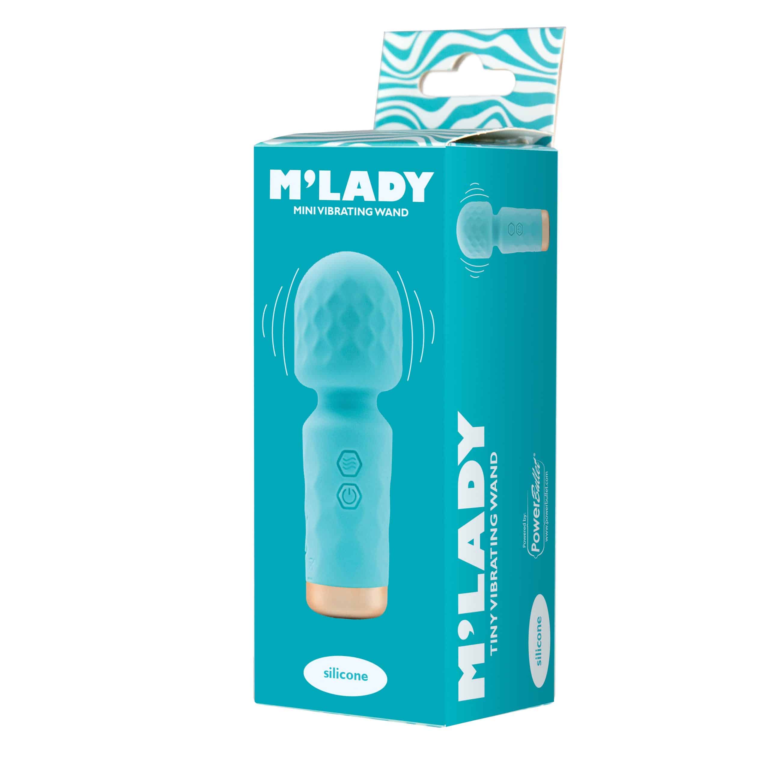 Lady – Mini baguette vibrante – Teal image 4
