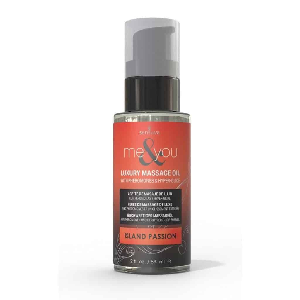 Sensuva Me &amp; You Massage Huile Île Passion 2 oz image 0