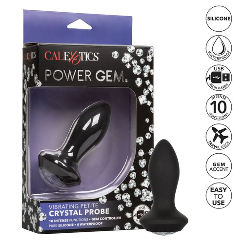 Sonde cristal vibrante CalExotics® Power Gem – Noir image 5