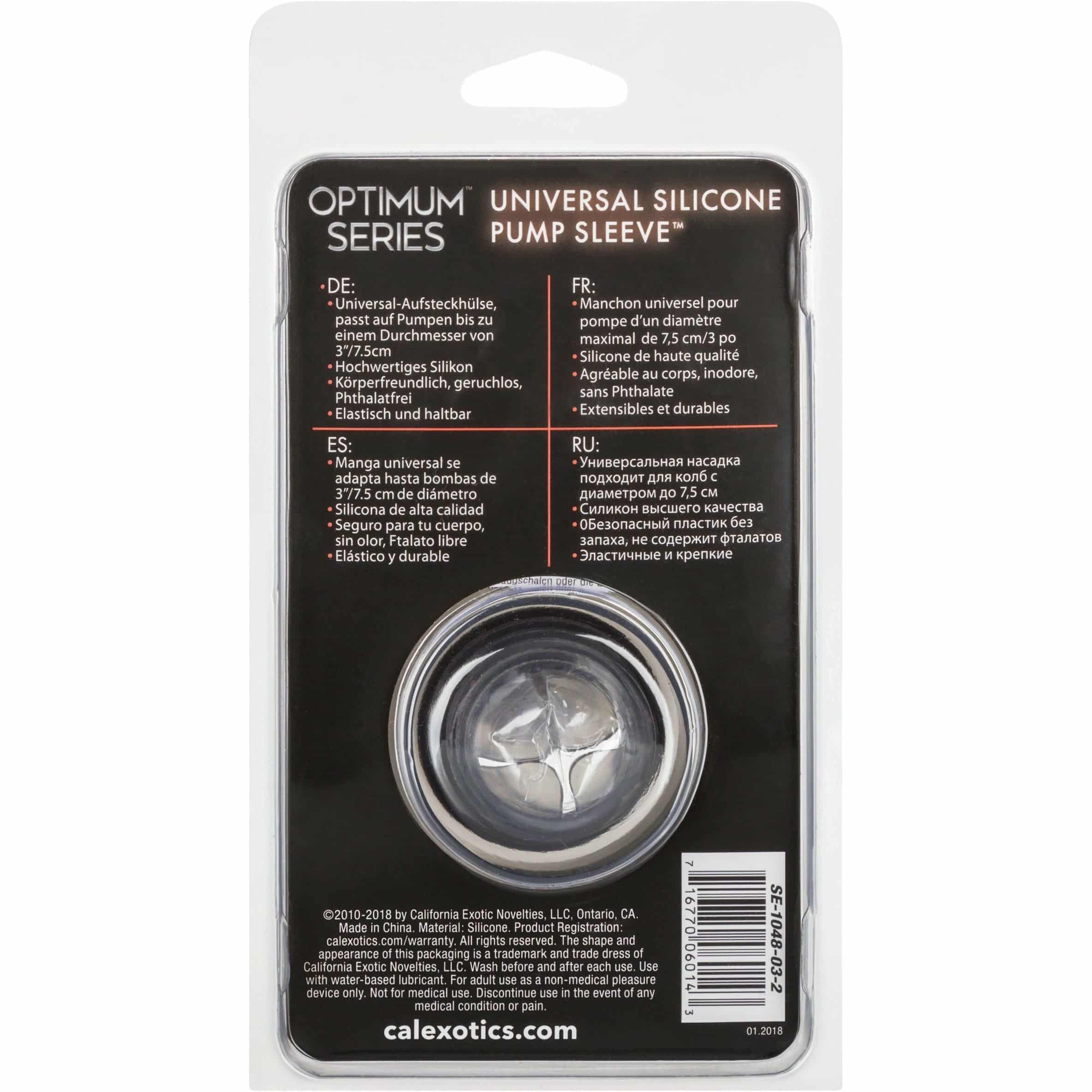 Pompe universelle en silicone CalExotics® Manche noire image 3