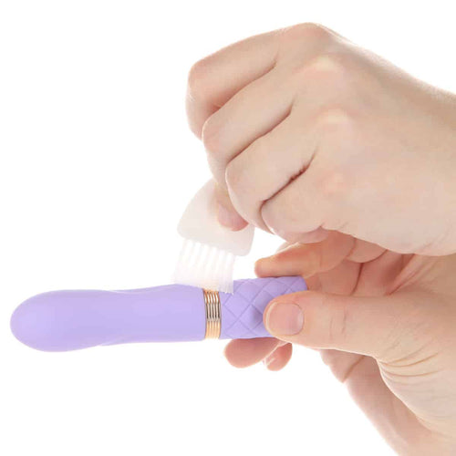 Oreiller Talk - Édition spéciale Flirty - Luxueux Mini Massager - Rechargeable - Violet image 4