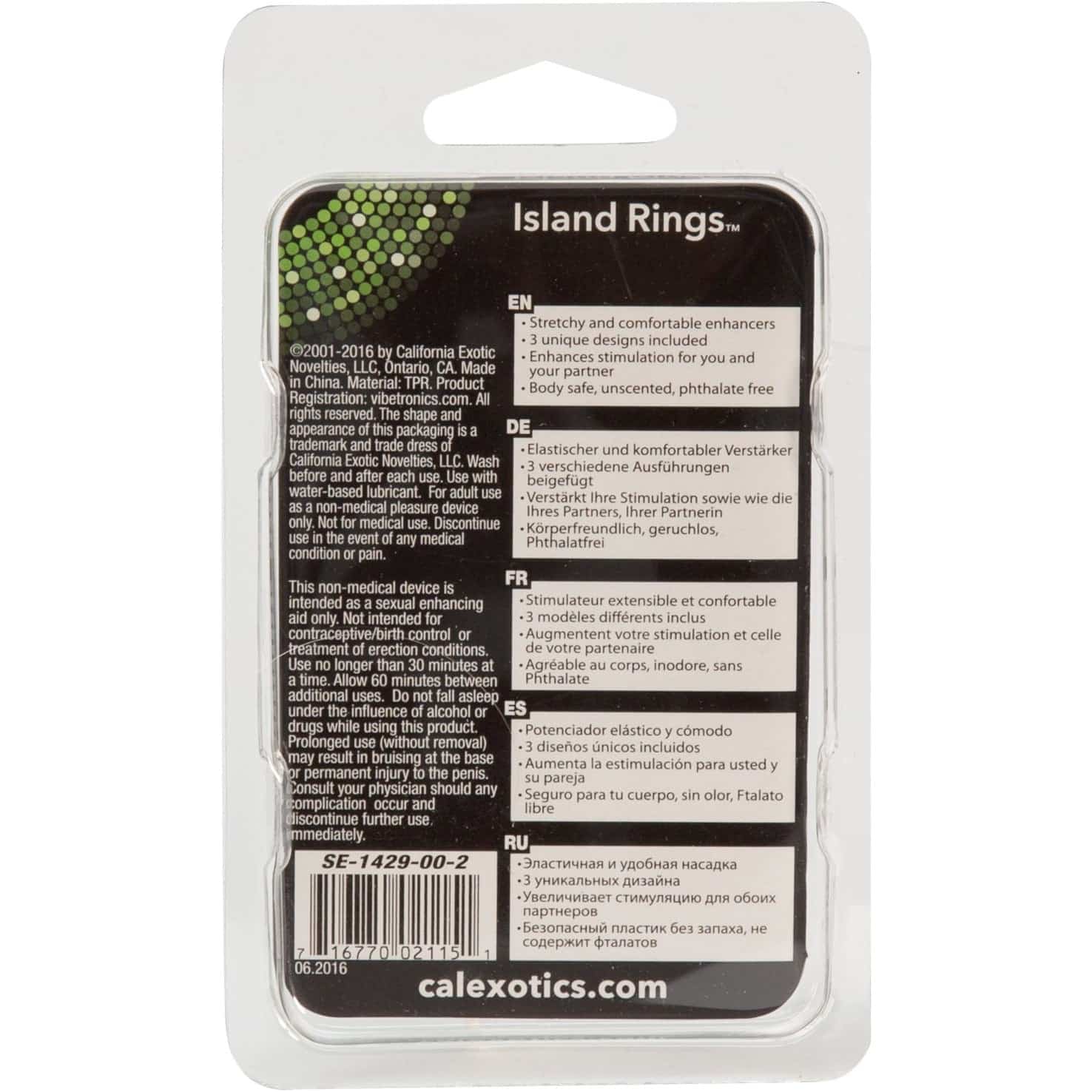 Anneaux CalExotics® Silicone Island - Effacer image 3
