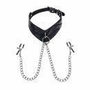 SportSheets Velvet Noir Collier et amovible Serrures image 0