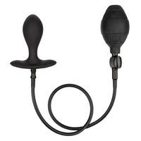CalExotics® Weighted Silicone Inflatable Plug - Black