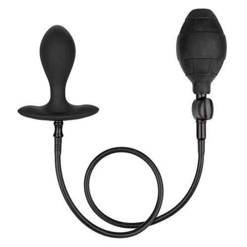 Plug gonflable en silicone pondéré CalExotics® - Noir image 0