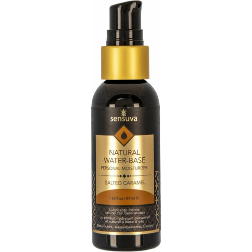 Sensuva Natural Water-Based – Hydratant personnel aromatisé - 1,9 oz - Caramel salé image 0