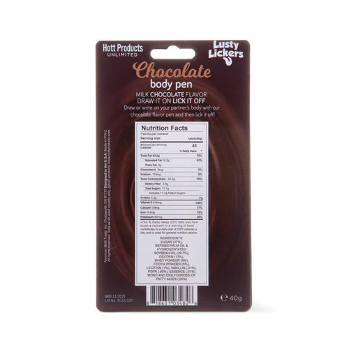 Stylo de chocolat Lusty Licker – 40g image 0