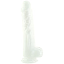 Perle de toxicomanie 8,5" Dildo avec boules image 0