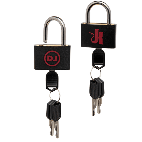 Docteur Johnson Kink - Cuffs de cheville en silicone noir et rouge image 0