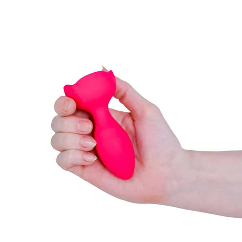 Bouchon Anal rotatif de lumière Lady - Rose image 1
