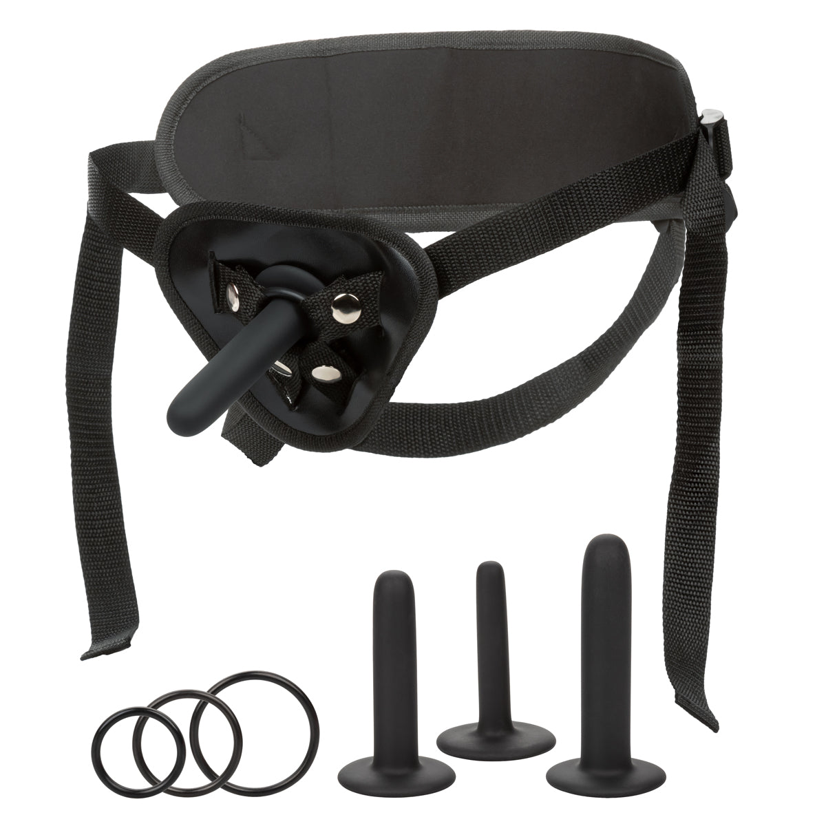 CalExotics® - BoundlessTM - Kit de pegging en silicone – Noir image 0