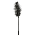 Feuilles de sport Tickler de plume d'autruche – Noir image 0