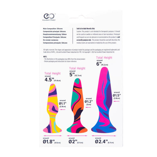 Excellent Power Fervent Gala 3 en 1 Silicone Butt Plug Training Kit image 5