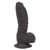 Addiction Ben 7" Dildo With Balls - Black