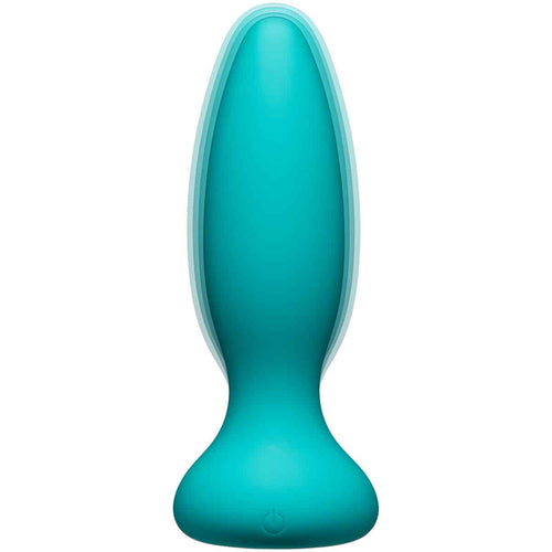 Doc Johnson A Play Débutant VIBE – Plug anal vibrant en silicone avec télécommande – Teal image 1