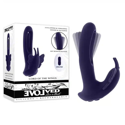Lord Of The Wings - Silicone Rechargeable - Purple image 1