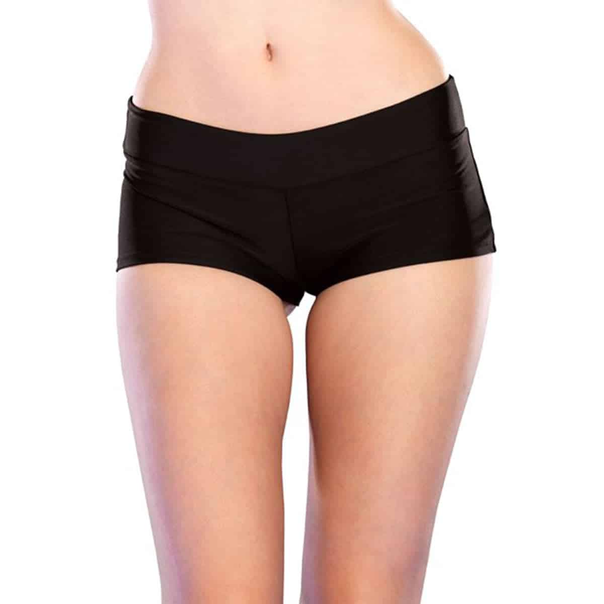 Short garçon sans couture Leg Avenue – une taille convient le plus - Noir image 0