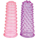 Manches de doigts de lustre Kinx - rose et violet image 0